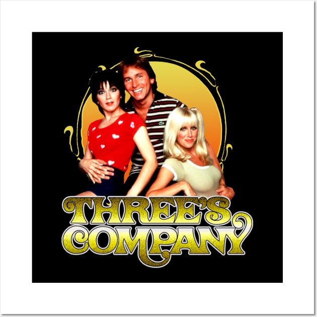 Retro Threes company 80s Wall Art by Junnas Tampolly